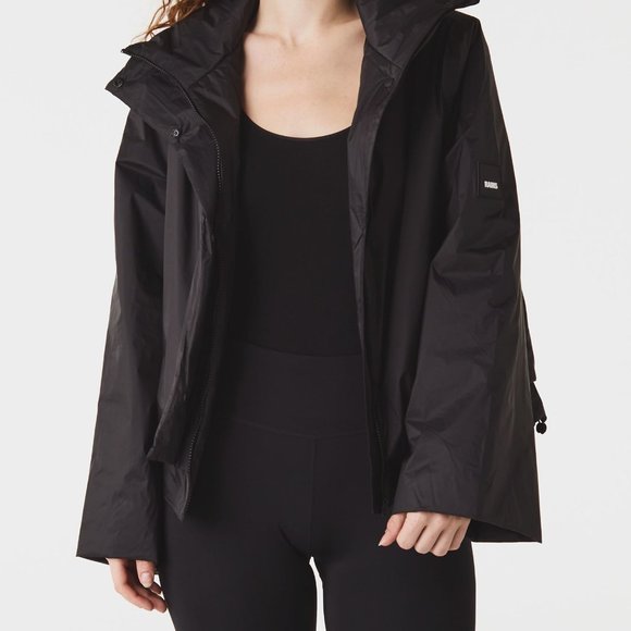 RAINS Women's Fuse Jacket - XL, Black - Picture 5 of 8